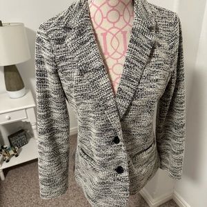 Lucky brand unconstructed blazer in a bouquet fabric size medium